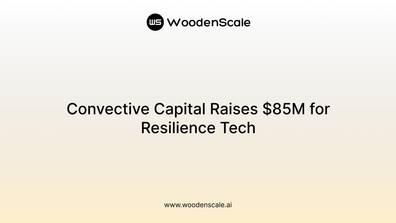 Convective Capital Raises $85M for Resilience Tech