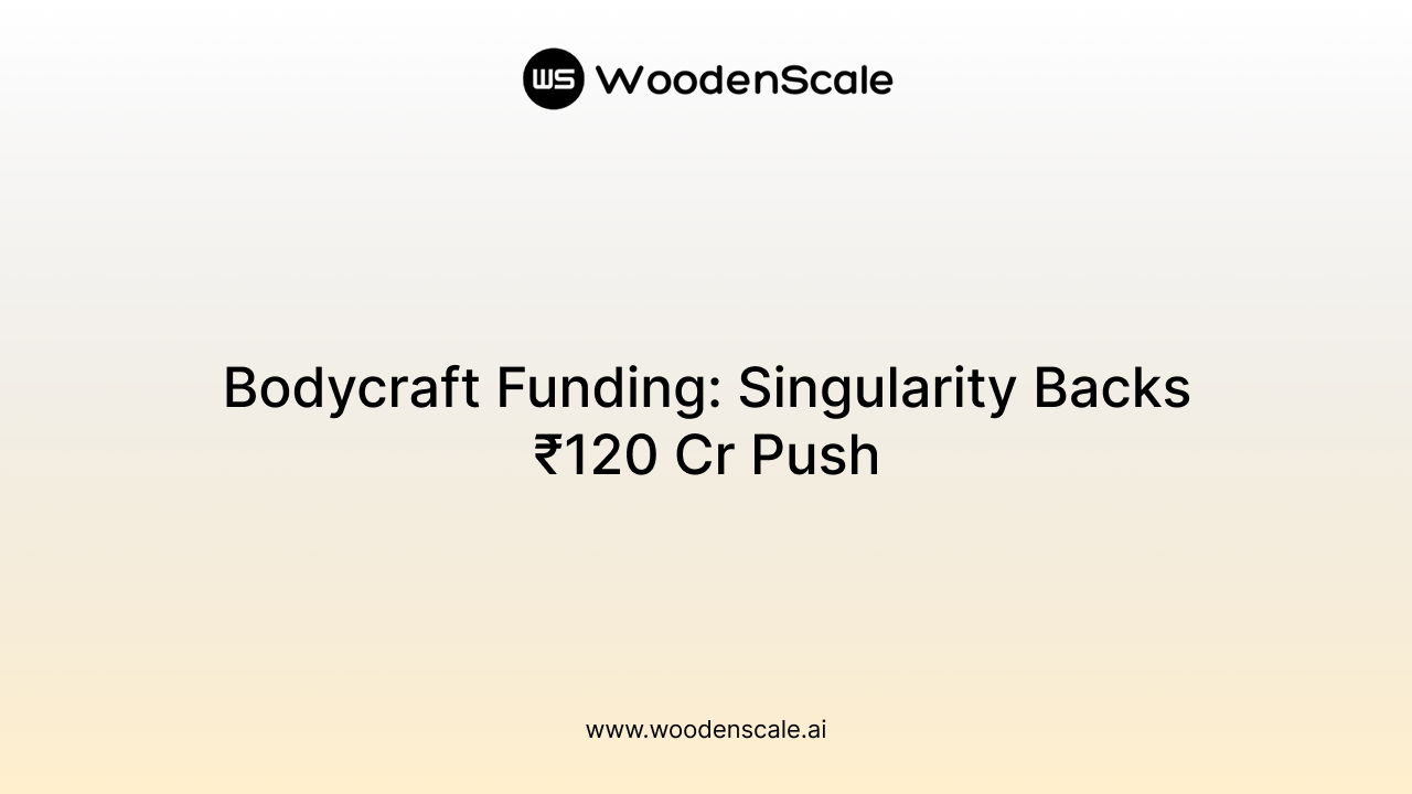 Bodycraft Funding: Singularity Backs ₹120 Cr Push