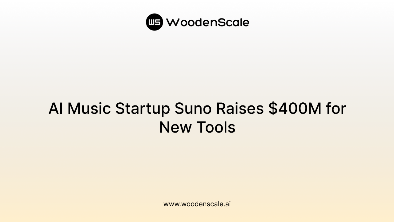AI Music Startup Suno Raises $400M for New Tools