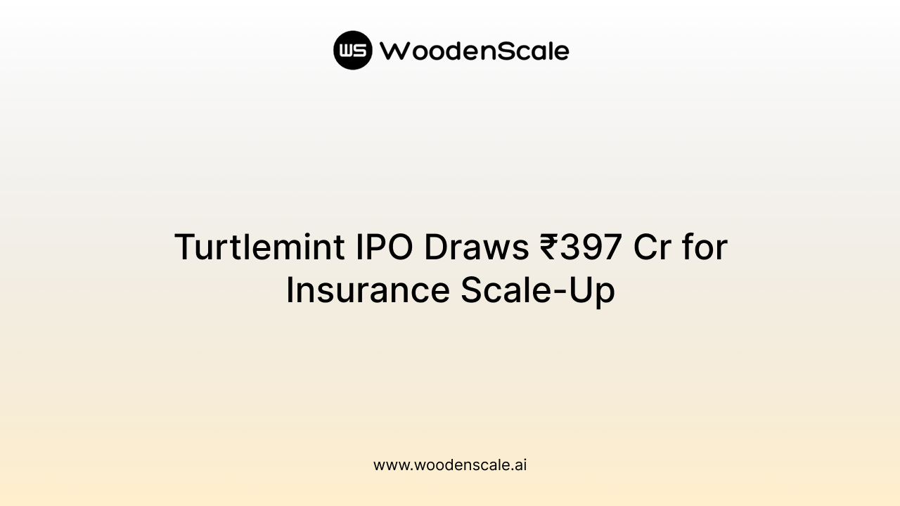 Turtlemint IPO Draws ₹397 Cr for Insurance Scale-Up