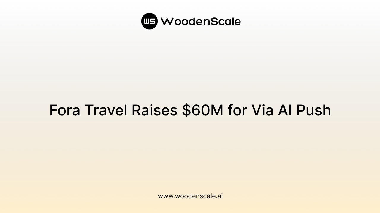 Fora Travel Raises $60M for Via AI Push