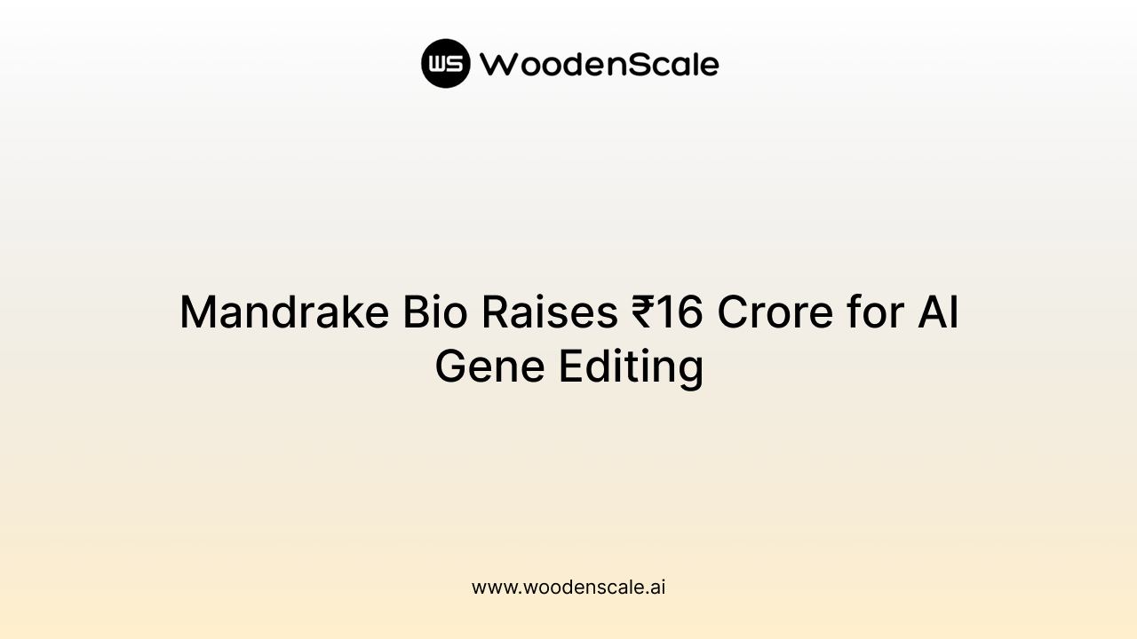 Mandrake Bio Raises ₹16 Crore for AI Gene Editing