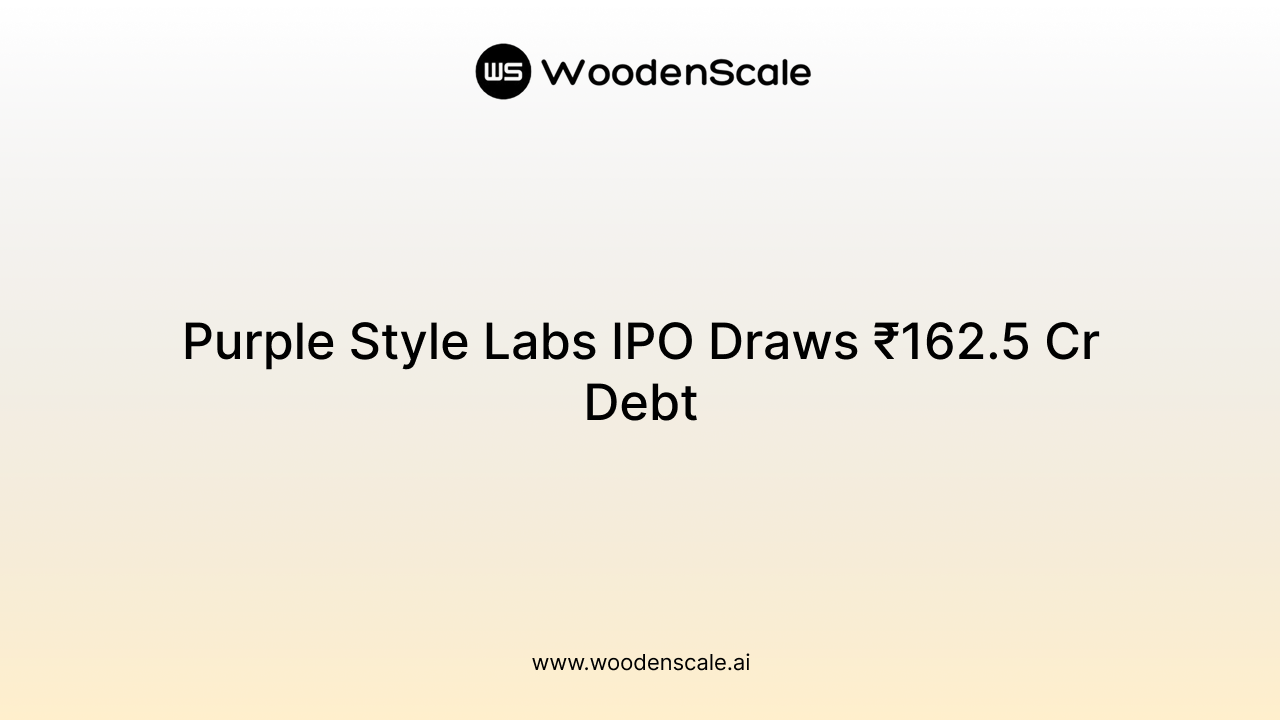 Purple Style Labs IPO Draws ₹162.5 Cr Debt